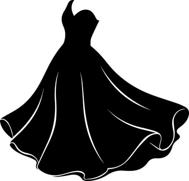 Ball Gown Silhouette Images  Browse 9,805 Stock Photos, Vectors, and Video  | Adobe Stock
