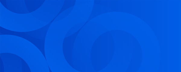 Obraz premium Blue gradient abstract circle shape background vector design