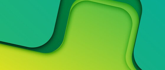 Modern abstract geometric background with layered paper shapes