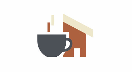 Cozy Home Coffee Break Icon