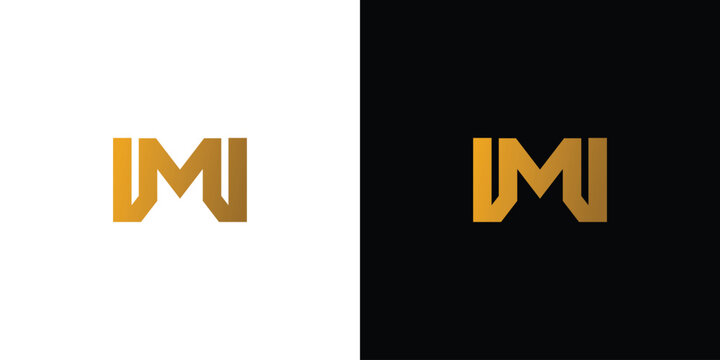Elegant and strong  M initials logo design