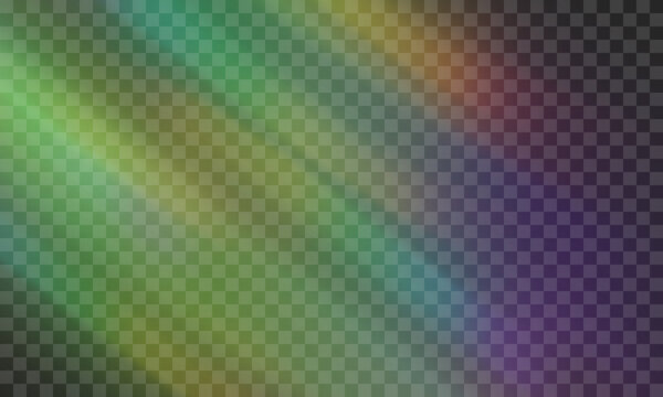 Abstract rainbow lens flare and prism light overlay effect
