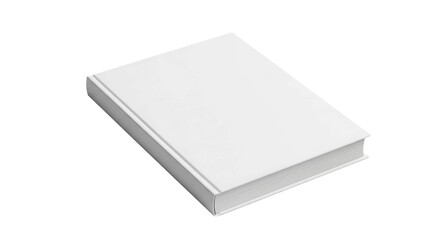 Fototapeta premium Blank White Book Black Background