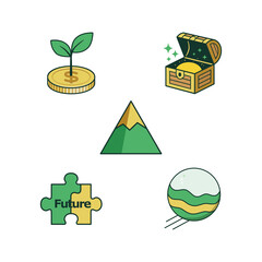 Digital stickers financial planner for goodnotes 02