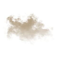 Steam haze brown smoke fog drifting overlay transparent background effect.  © Yana