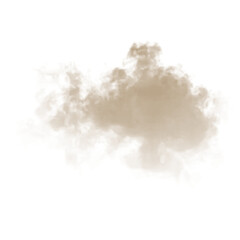 Brown smoke fog haze steam drifting overlay transparent background effect.  © Yana