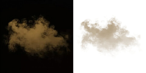 Fog steam smoke brown haze background.  © Yana