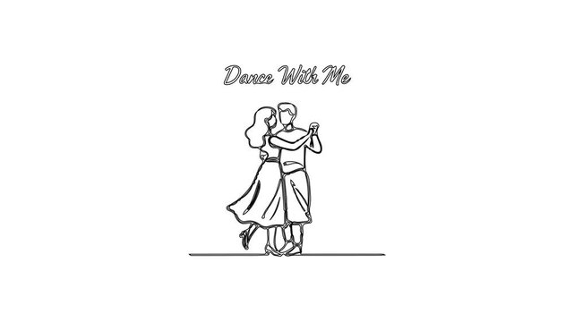 Dance With Me &ndash; Valentine Line Path Motion