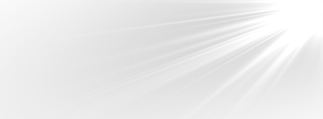 Bright white sun rays explode with sparkling beams and glowing light across an abstract background, creating neon projection effects for magical stage shows, spotlight illumination, and festive design © Mariia