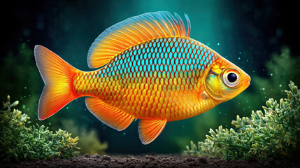 Fototapeta premium Garra rufa fish - used in fish spa pedicures