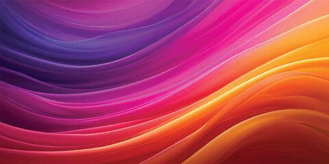 Obraz premium Abstract pink and colorful background featuring digital lines and a purple light pattern with flowing violet waves and a bright curve texture for an artistic wallpaper backdrop