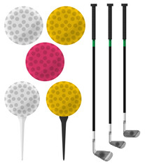 Golf Balls and Equipaments