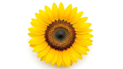Fototapeta premium Bright yellow sunflower close-up