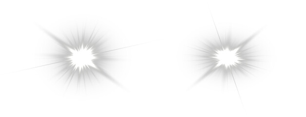 White sun light beams and rays shine over futuristic abstract background.
