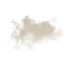 Brown smoke drifting with fog and transparent haze forming dark clouds, magical mysterious atmosphere, realistic overlay, slow motion effect and fantasy illustration design.  © Igor