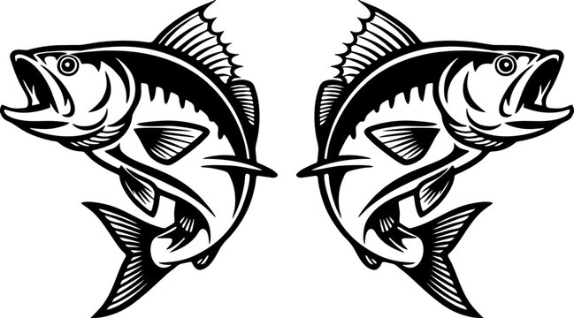 bass outline drawing