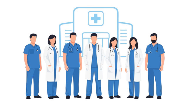 Medical Professionals: A team of dedicated healthcare providers, united in their mission to deliver exceptional patient care. They stand ready with professionalism and compassion.