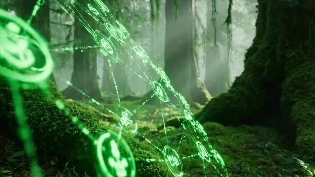 Green Network in an Enchanted Forest: Nature and Technology Intertwined for a Brighter Tomorrow