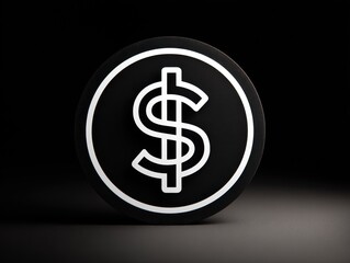 Fototapeta premium budget icon isolated on a transparent background 