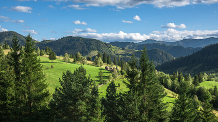 Landscape Scenery Bucovina Romania The