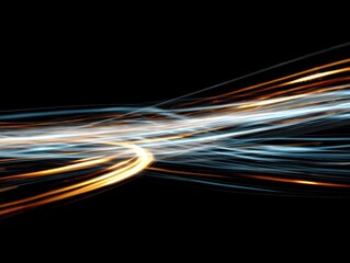 zoom light trails overlay isolated on a transparent background 