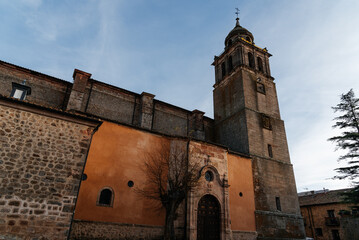 Collegiate church of Santa Maria bell tower Medinaceli Soria