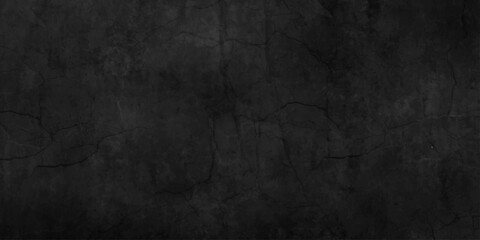 Dark gray black slate stone wall background in natural pattern for decorative texture. grunge background dark black chalk board and black board texture. cement floor and lines paint black background. © TextureStock