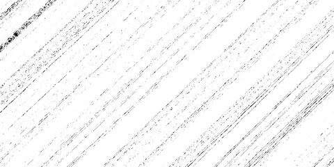 Obraz premium Abstract texture grunge made of diagonal streaks and distressed lines, black ink on a white background. grunge scratch patterns, chaotic linear noise. dirty monochrome pattern of the old worn surface.