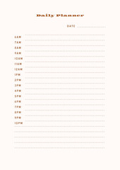 Minimalist abstract monochtome planner. Daily, weekly, monthly planner template. Blank printable vertical notebook page with space for notes and goals