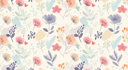 Botanical motif for textile and surface design