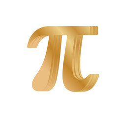 golden Pi Symbol
