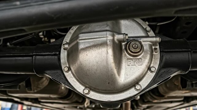 Underneath exploration: rear differential and suspension dynamics in motion