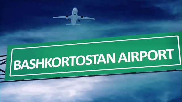 Bashkortostan airport Road Signs