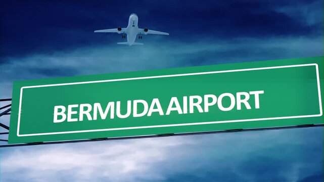 Bermuda airport Road Signs
