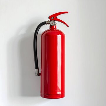 Extintor de incendios en estilo minimalista
