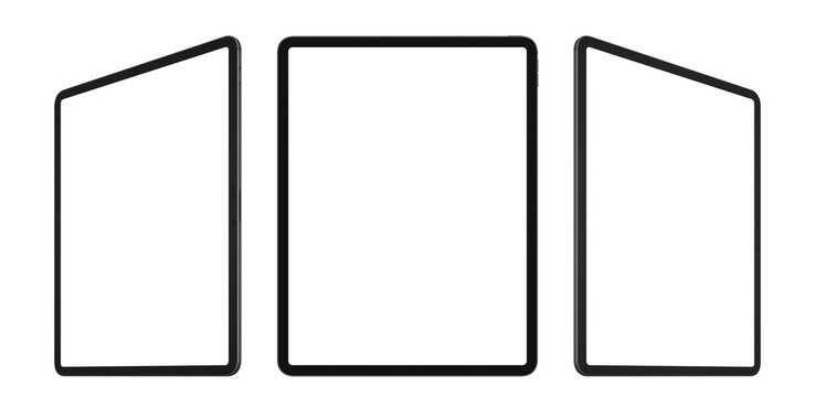 Tablet set on an isolated background for app and UI presentation.