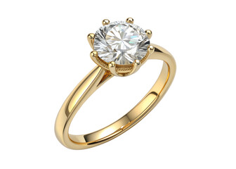  Diamond gold engagement ring