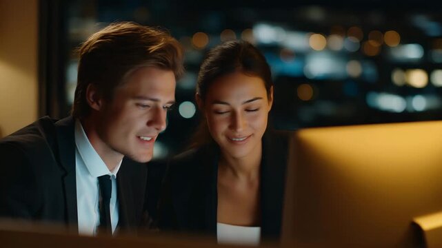 A corporate environment showcases career achievements earned through experience, goal setting, and continuous learning in competitive industries. cinematic color correction, natural uneven lighting