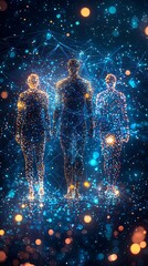 Future technology human connectivity teamwork digital transformation picture