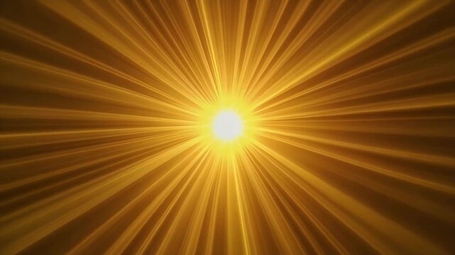 Vibrant golden light burst radiating from a central bright source.