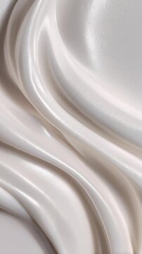 Closeup shots of a creamy texture being meticulously mixed with a spoon, perfect visuals for cooking demonstrations