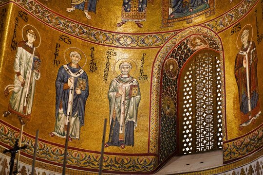 The Monreale Cathedral Mosaics are the main internal feature of Monreale Cathedral in the city of Palermo, Sicily, Italy.