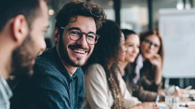A group of friends enjoying a meal together at a restaurant.
