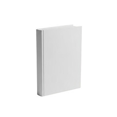 White rectangular object isolated on transparent background