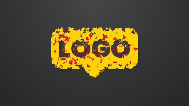 Logo Dissolving Magic Color Change Reveal