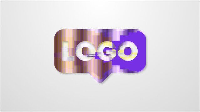 Icon Split Opening Color Change Advanced Logo Reveal