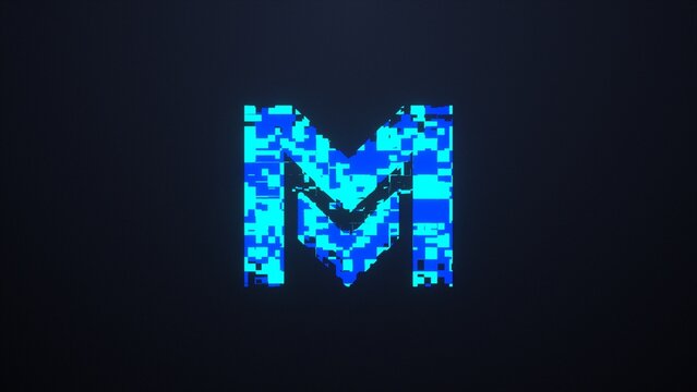 Icon Glitch Distort Glow Transition Change Logo Reveal