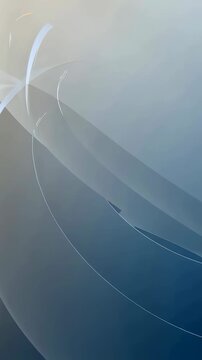 Abstract background with evolving blue and gold curved lines and shapes transition from subtle to more complex patterns Vertical video