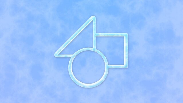 Frozen Frost Cartoon Cold Freeze Snow Logo Reveal