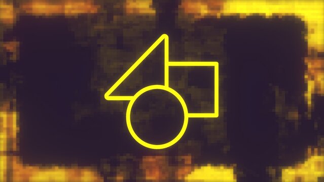 Glitching Duotone Grunge Blocky Distorted Logo Reveal Variation 02